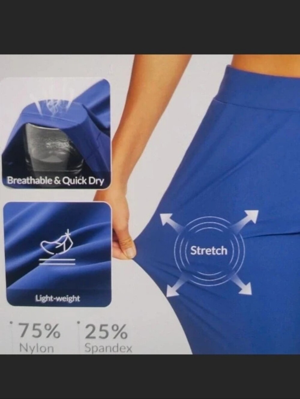 Baleaf Navy Blue Womens Travel/golf Pants Size Medium